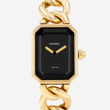 Montre Chanel Première taille L  en or jaune Vers 2000