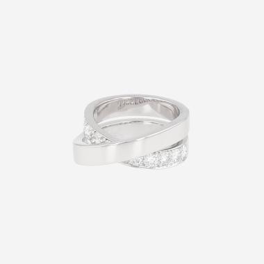 Bague Cartier Nouvelle Vague en or blanc et diamants