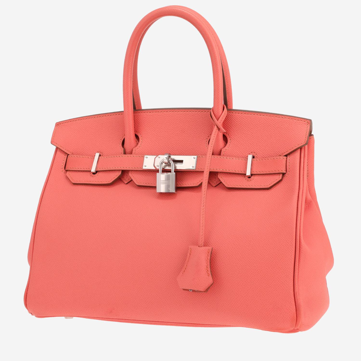 Hermès Birkin 30 cm handbag in Rose Lipstick-coloured Epsom leather