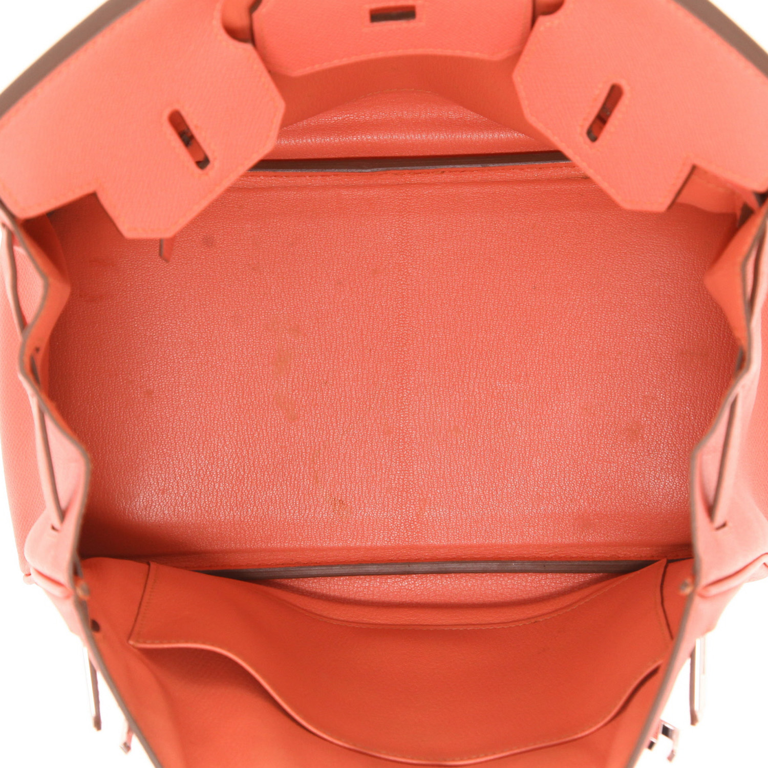 Sac à main Hermès  Birkin 30 cm en cuir epsom Rose Lipstick - Detail D3