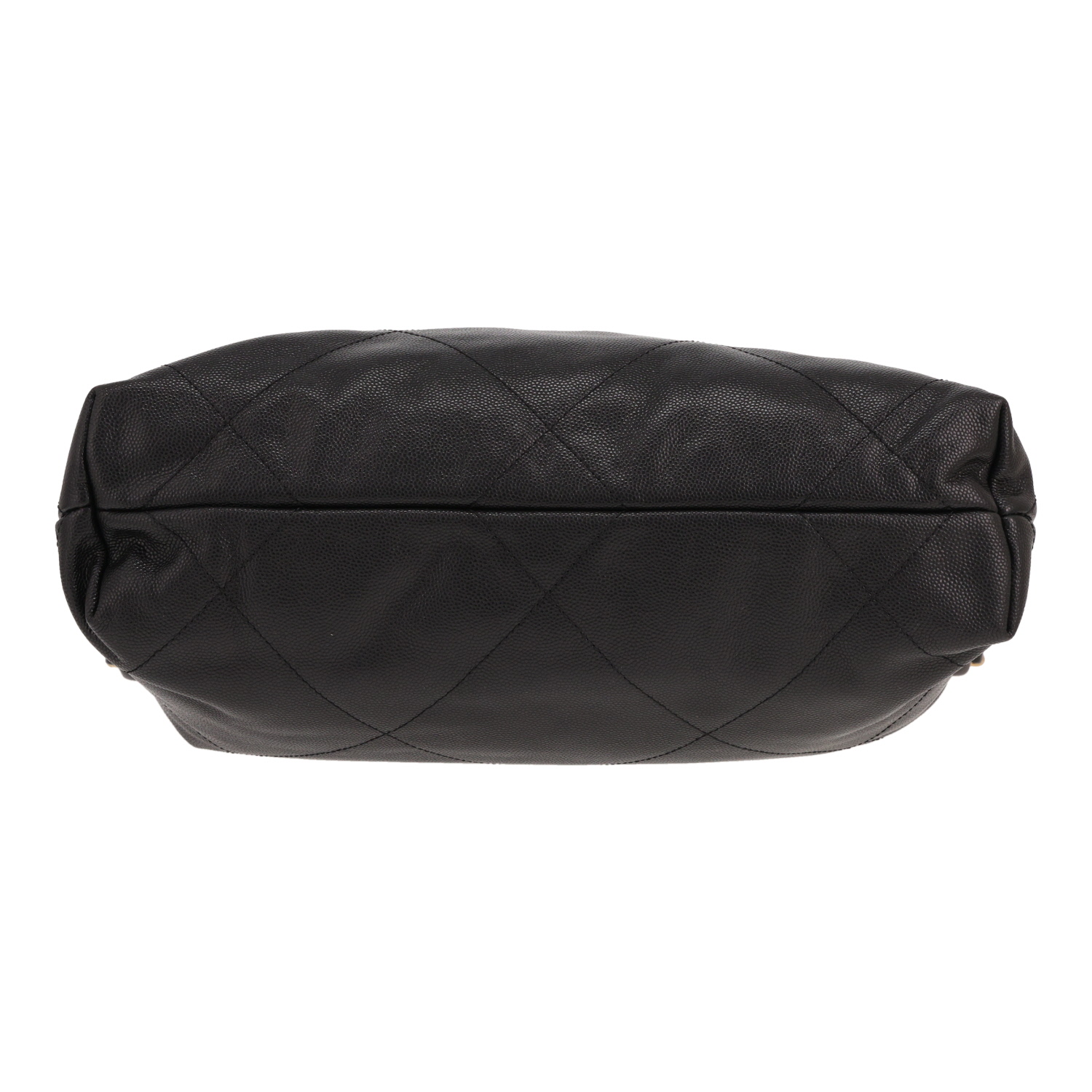 Borsa shopping Chanel 22 in pelle trapuntata nera - Detail D1