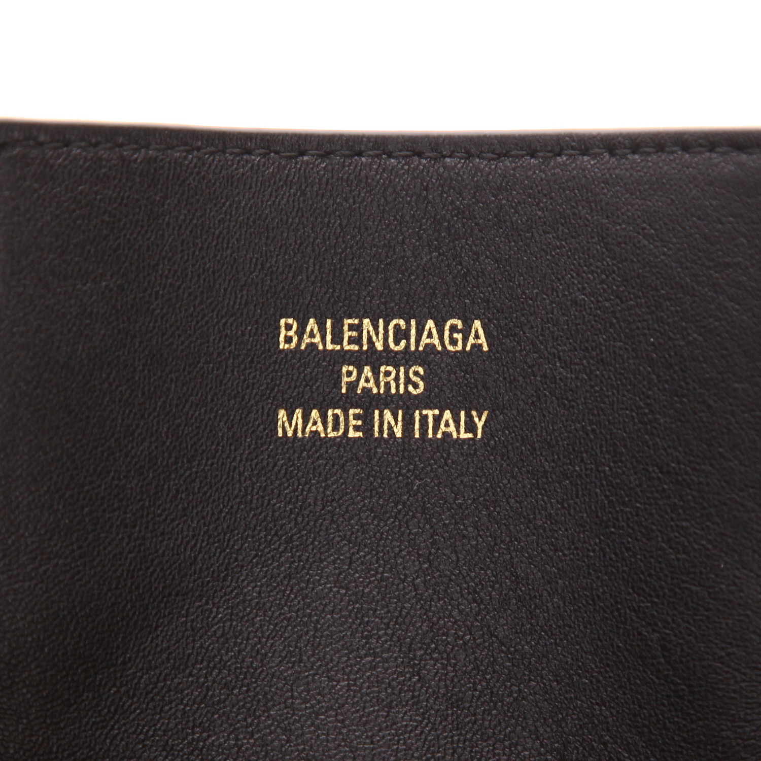 Balenciaga Carry All Bel Air medium-sized handbag in black leather - Detail D2