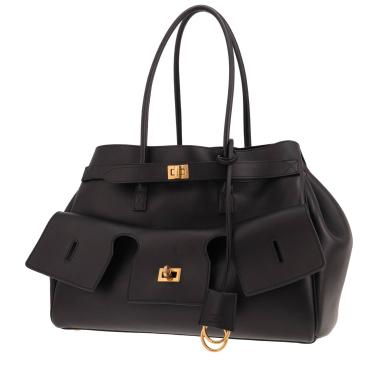 Balenciaga Carry All Bel Air medium-sized handbag in black leather