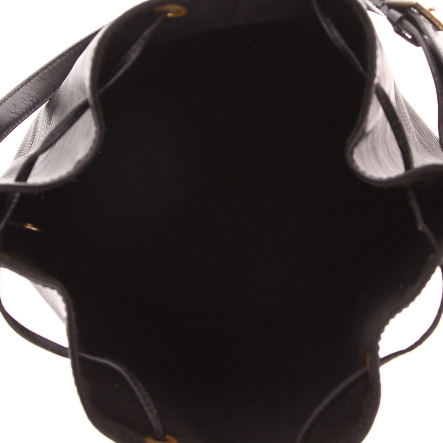 Louis Vuitton Noé handbag in Noir Épi leather - Detail D3