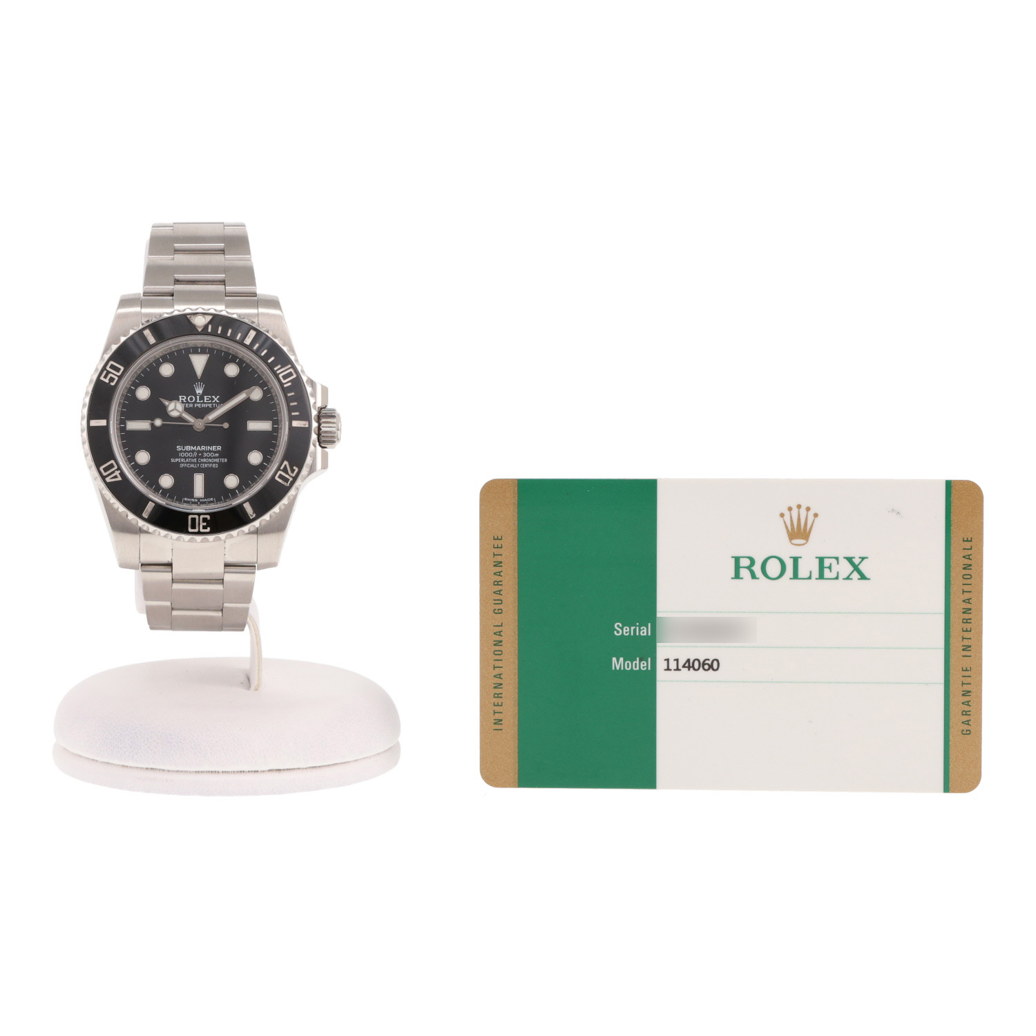 Montre Rolex Submariner en acier Ref: Rolex - 114060  Vers 2018