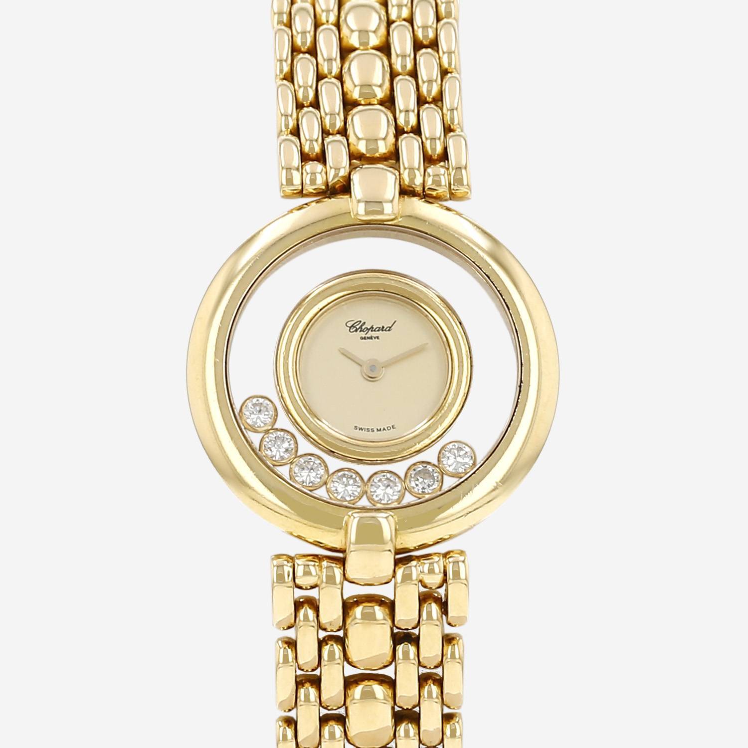 Chopard Happy Diamonds watch in yellow gold, Ref: Chopard - 4101 Circa 1990