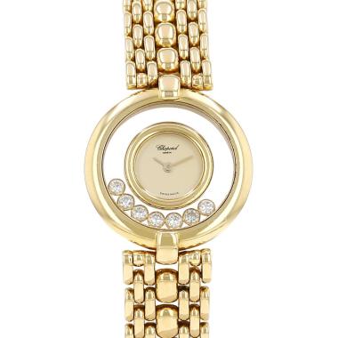 Montre Chopard Happy Diamonds en or jaune Ref: Chopard - 4101  Vers 1990