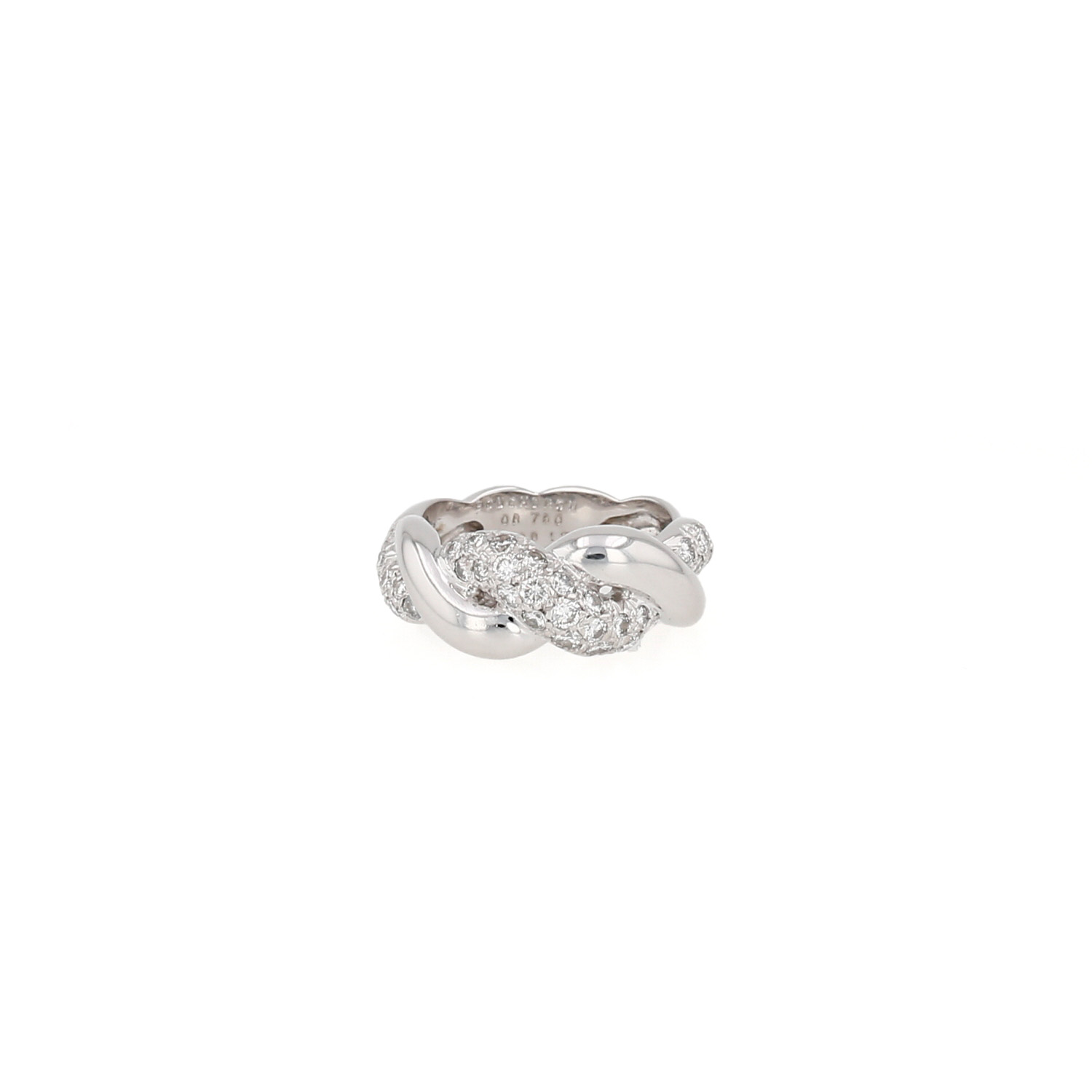 Anillo Boucheron de oro blanco y diamantes - Detail D2