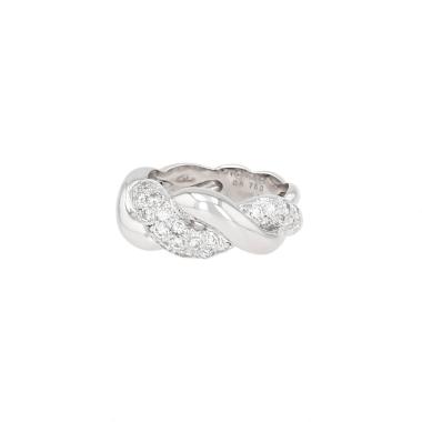 Bague Boucheron  en or blanc et diamants