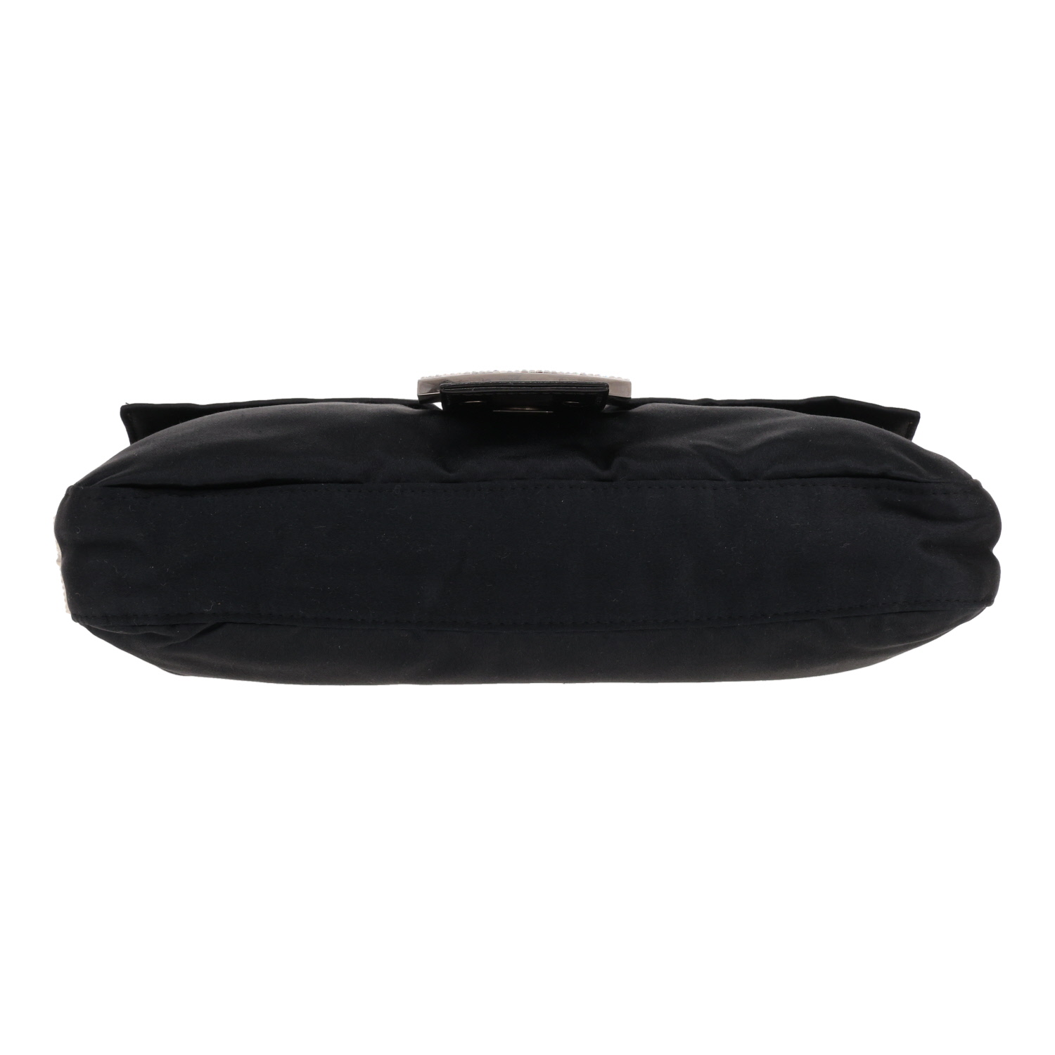 Borsa Fendi Baguette in raso nero - Detail D1