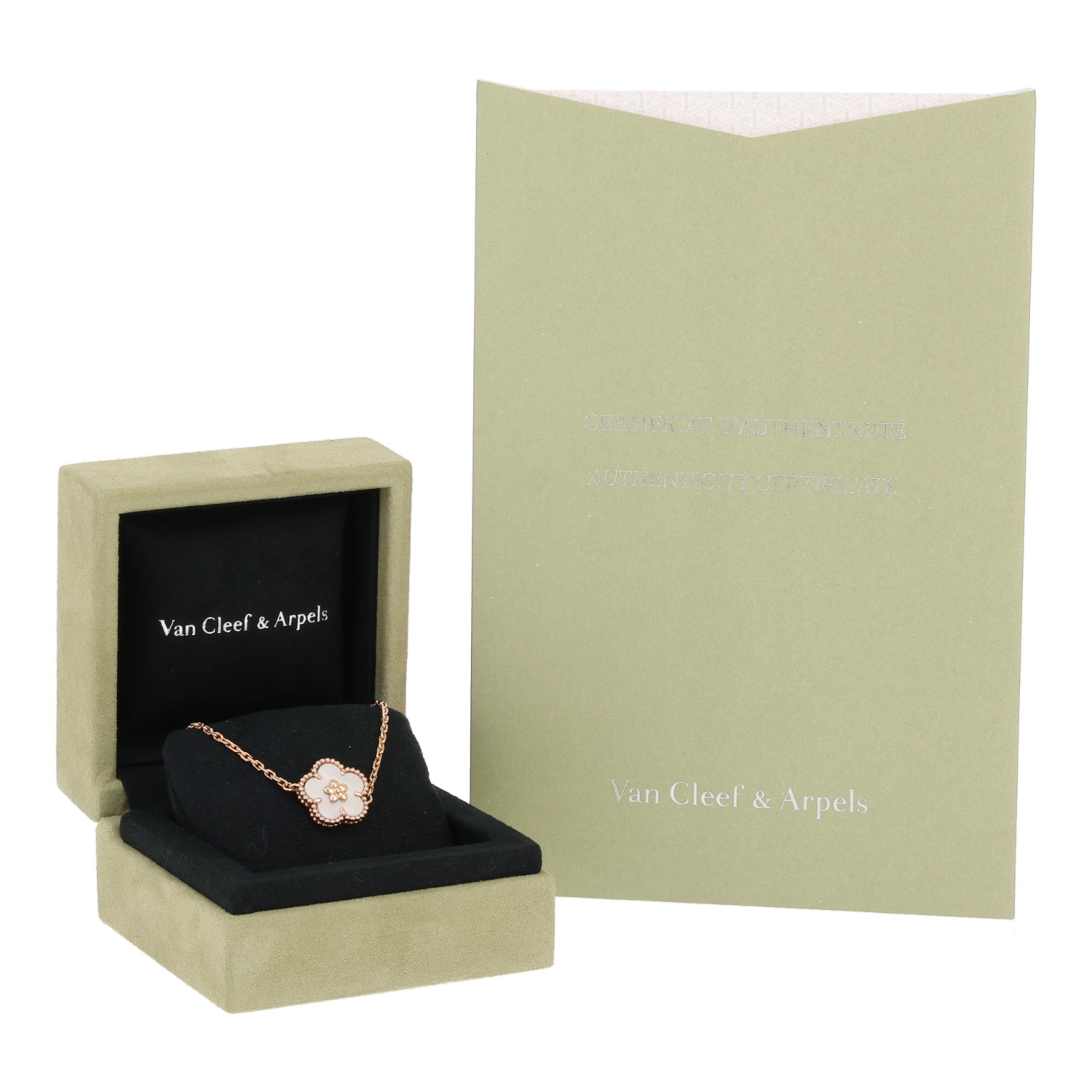 Van Cleef & Arpels Lucky Spring bracelet in rose gold and mother-of-pearl
