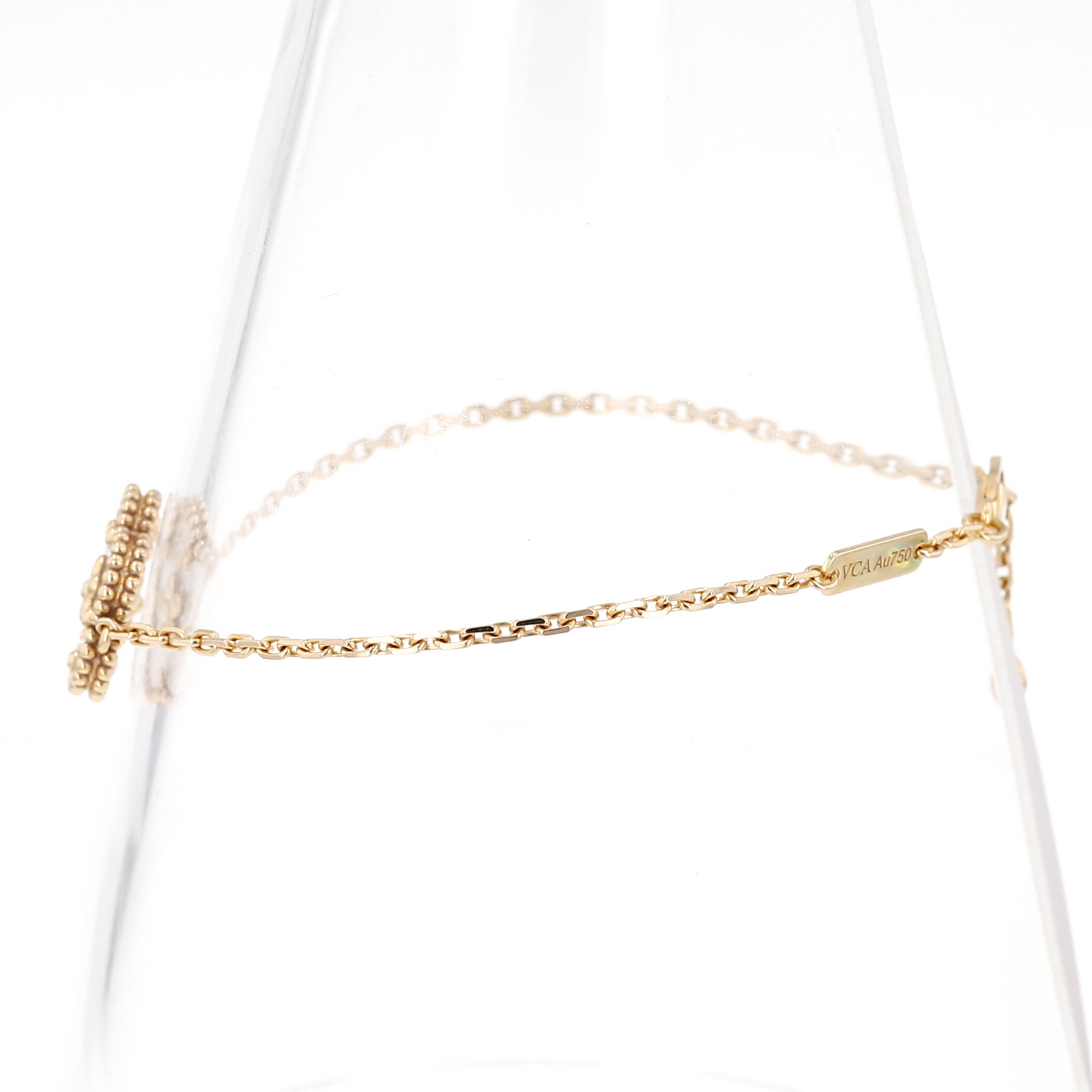 Bracciale Van Cleef & Arpels Lucky Spring in oro rosa e madreperla - Detail D5