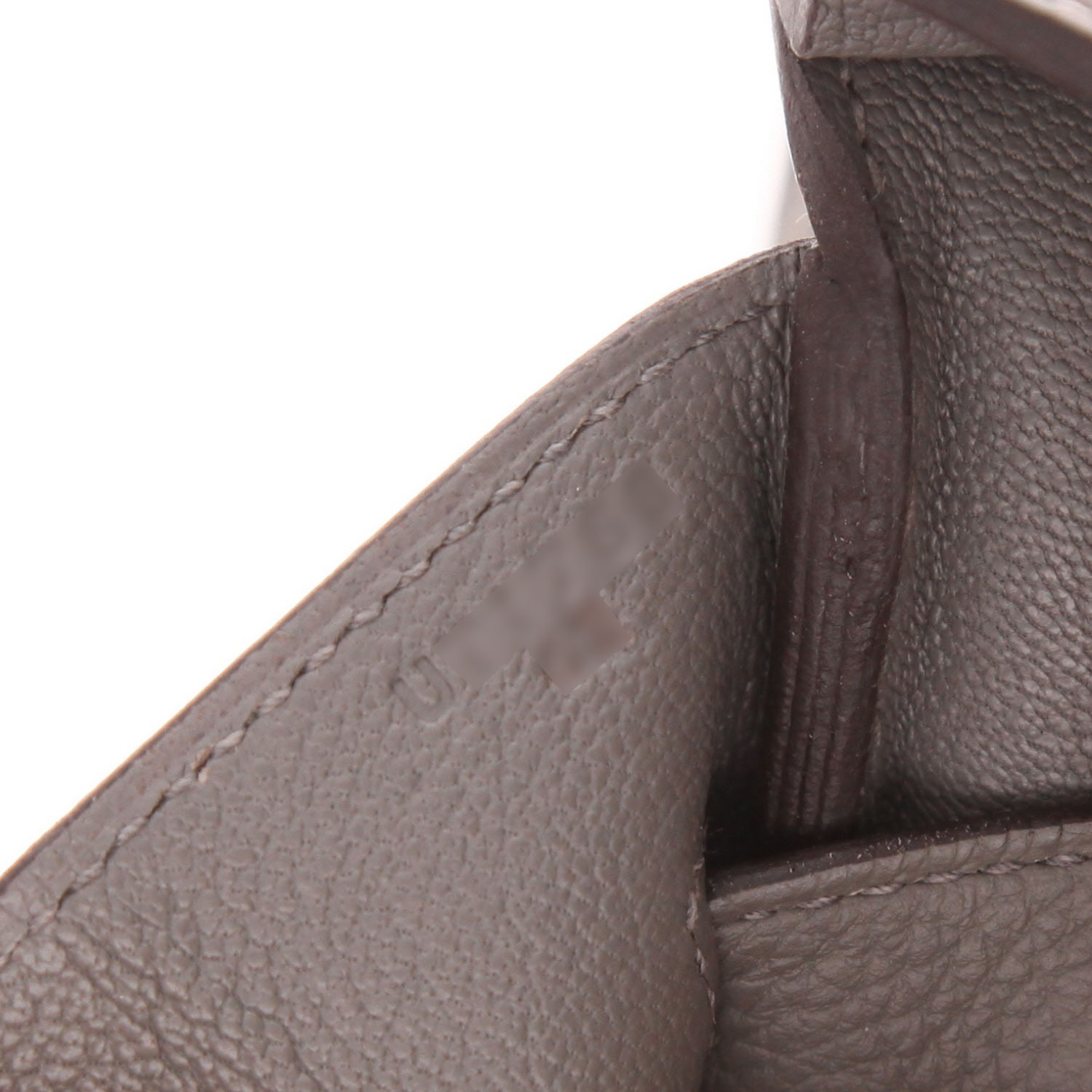 Sac à main Hermès  Birkin 35 cm en cuir togo Gris Meyer - Detail D4