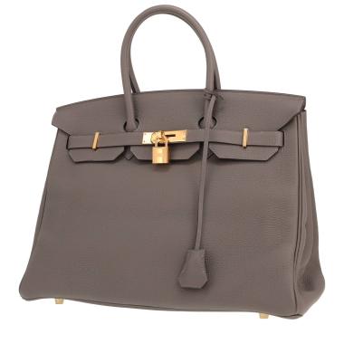Hermès Birkin handbag, 35 cm, in Gris Meyer Togo leather