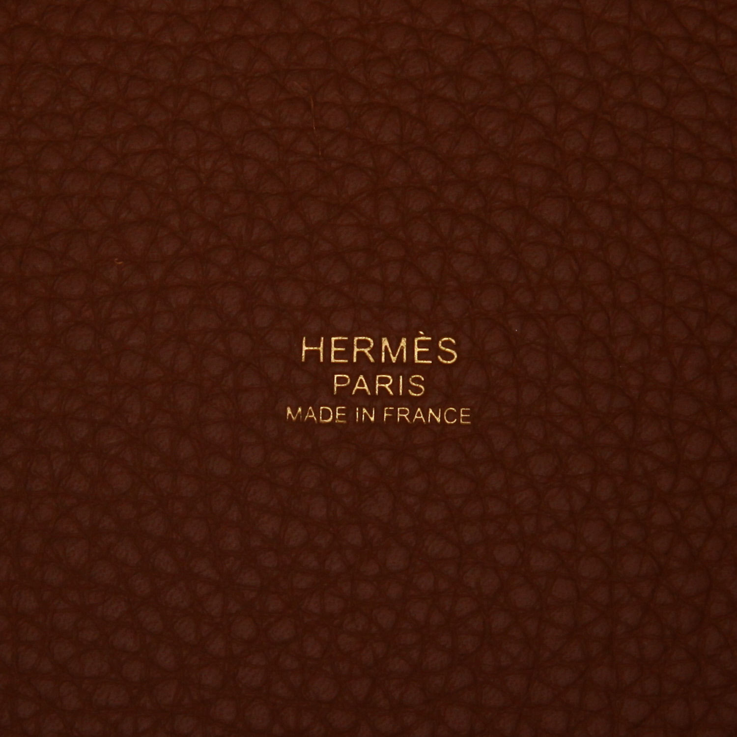 Sac à main Hermès  Picotin 22 cm en cuir togo gold - Detail D2