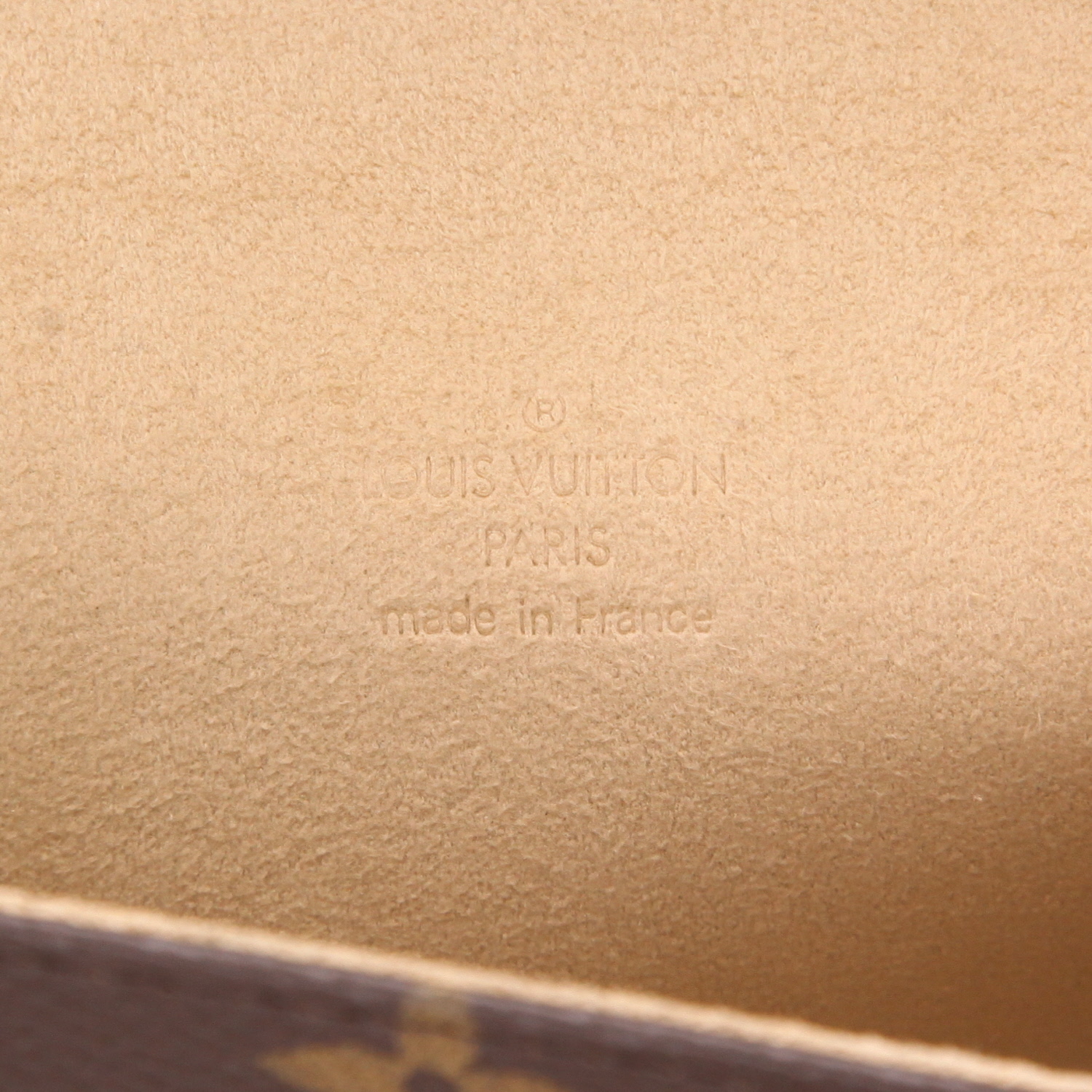 Louis Vuitton Florentine belt pouch in brown Monogram canvas and natural leather - Detail D2