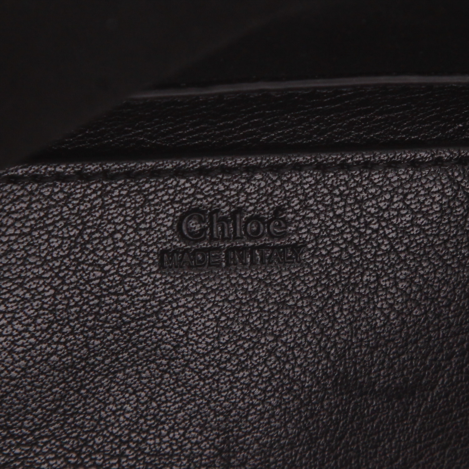 Bolso de mano de Chloé  Pulsera pequeña de cuero negro - Detail D2