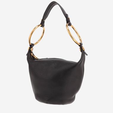 Sac à main Chloé  Bracelet small en cuir noir