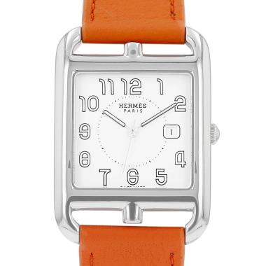 Reloj Hermès Cape Cod, modelo grande, de acero. Ref.: Hermès - CC2.710 