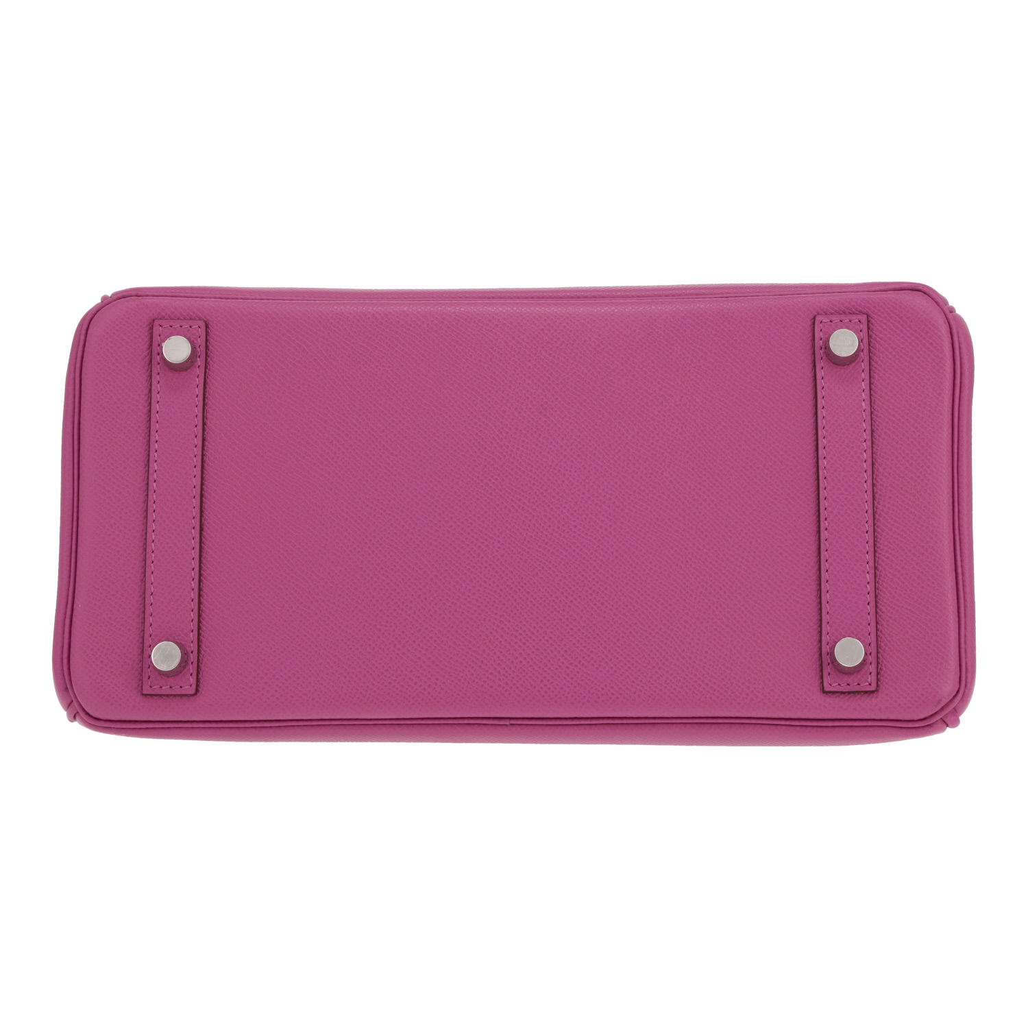Hermès Birkin 30 cm handbag in purple Epsom leather - Detail D1