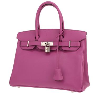 Hermès Birkin 30 cm handbag in purple Epsom leather