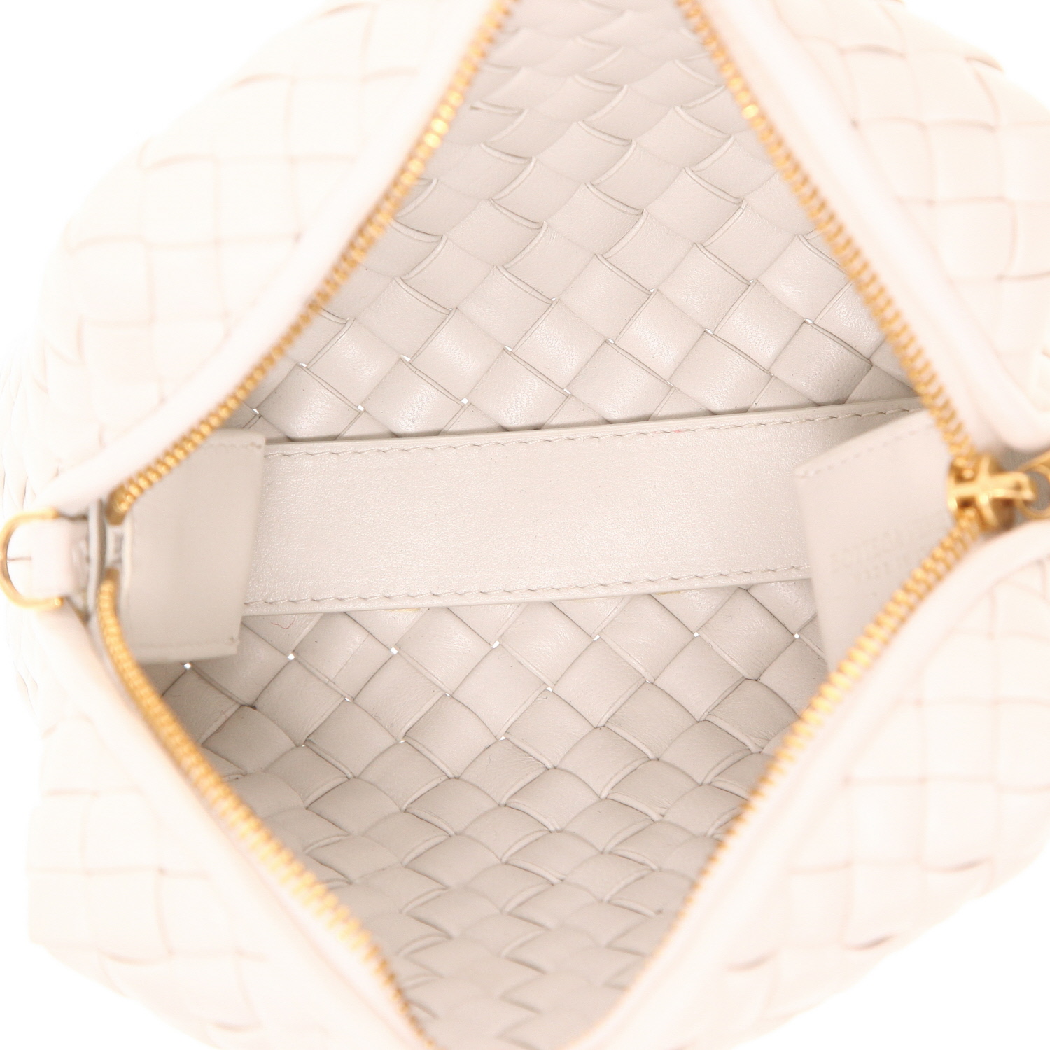 Bolso bandolera de Bottega Veneta   de piel «intrecciato» blanca - Detail D3