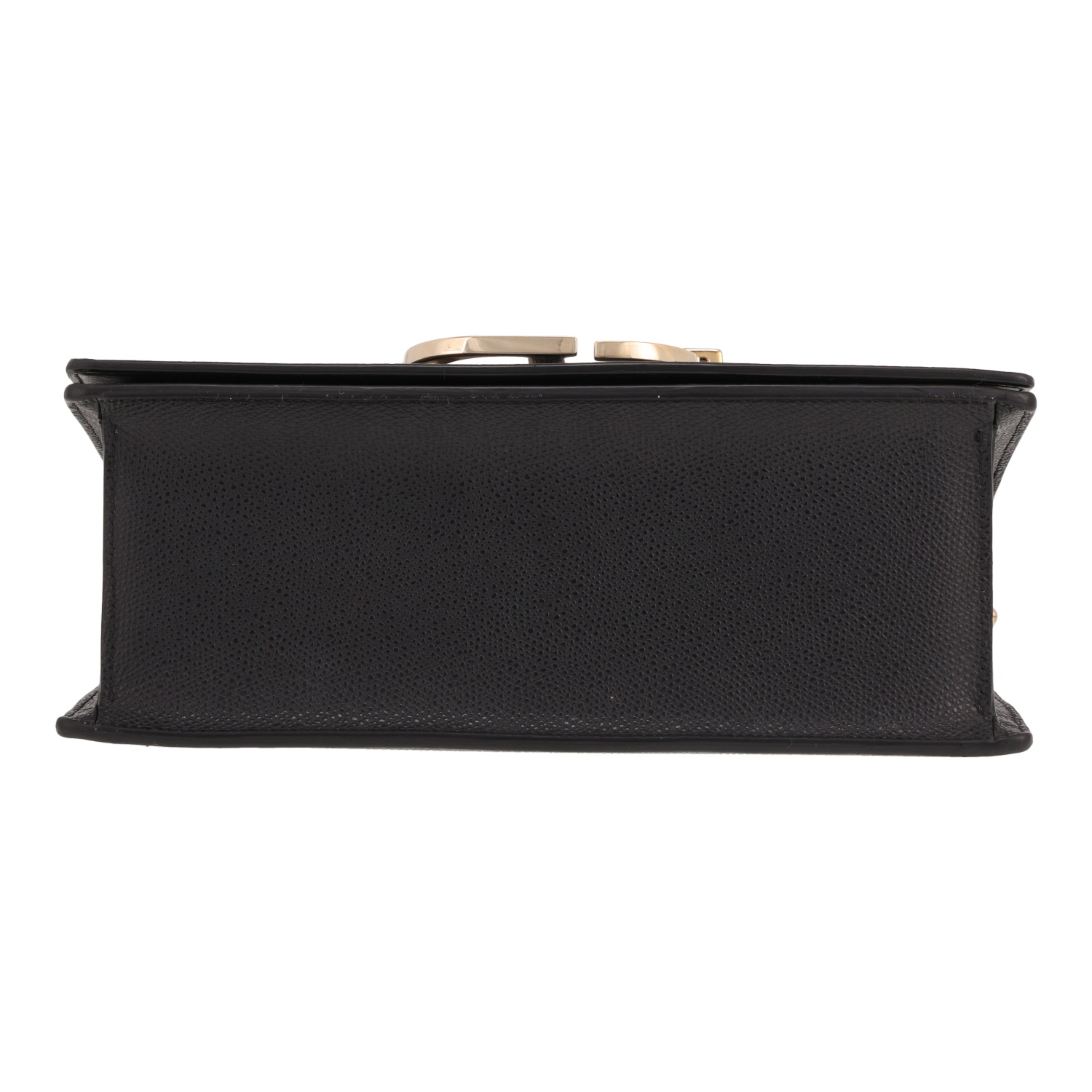Dior Montaigne shoulder bag in black grained leather - Detail D1