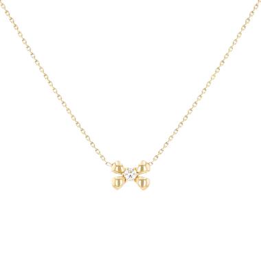 Collier Chaumet  en or jaune et diamant