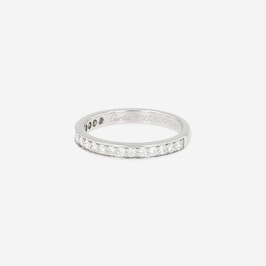 Alliance Cartier 1895 en platine et diamants