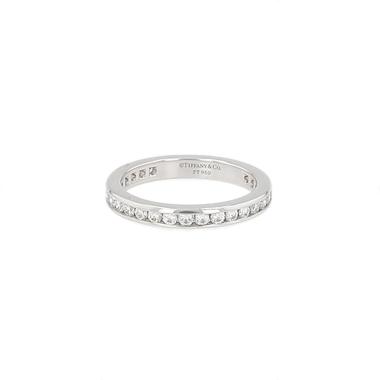 Tiffany & Co Setting wedding ring in platinum and diamonds