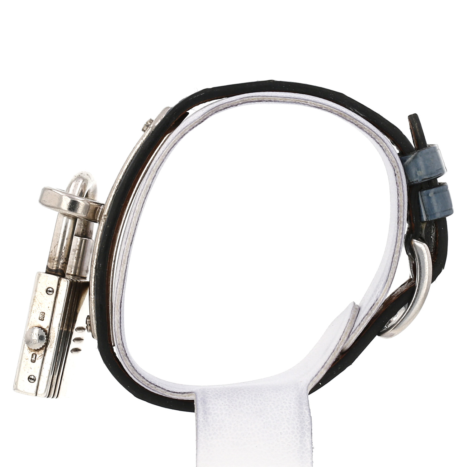 Hermès Kelly watch in silver, circa 2010 - Detail D6
