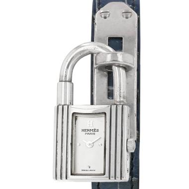 Hermès Kelly watch in silver, circa 2010