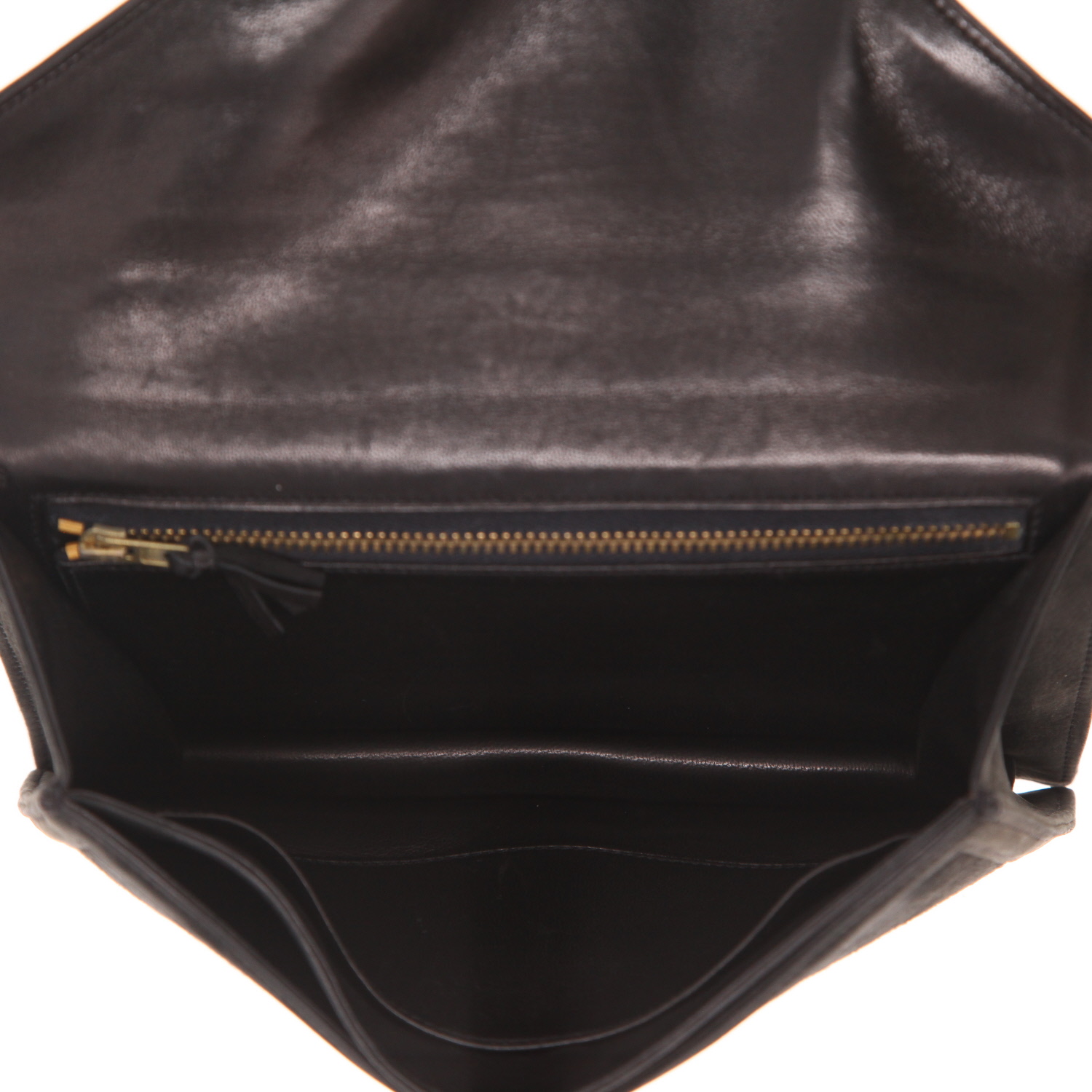 Borsa Hermès Alcazar in pelle di vitello Doblis Noir - Detail D3