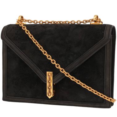 Bolso Hermès Alcazar de piel de becerro Doblis Noir