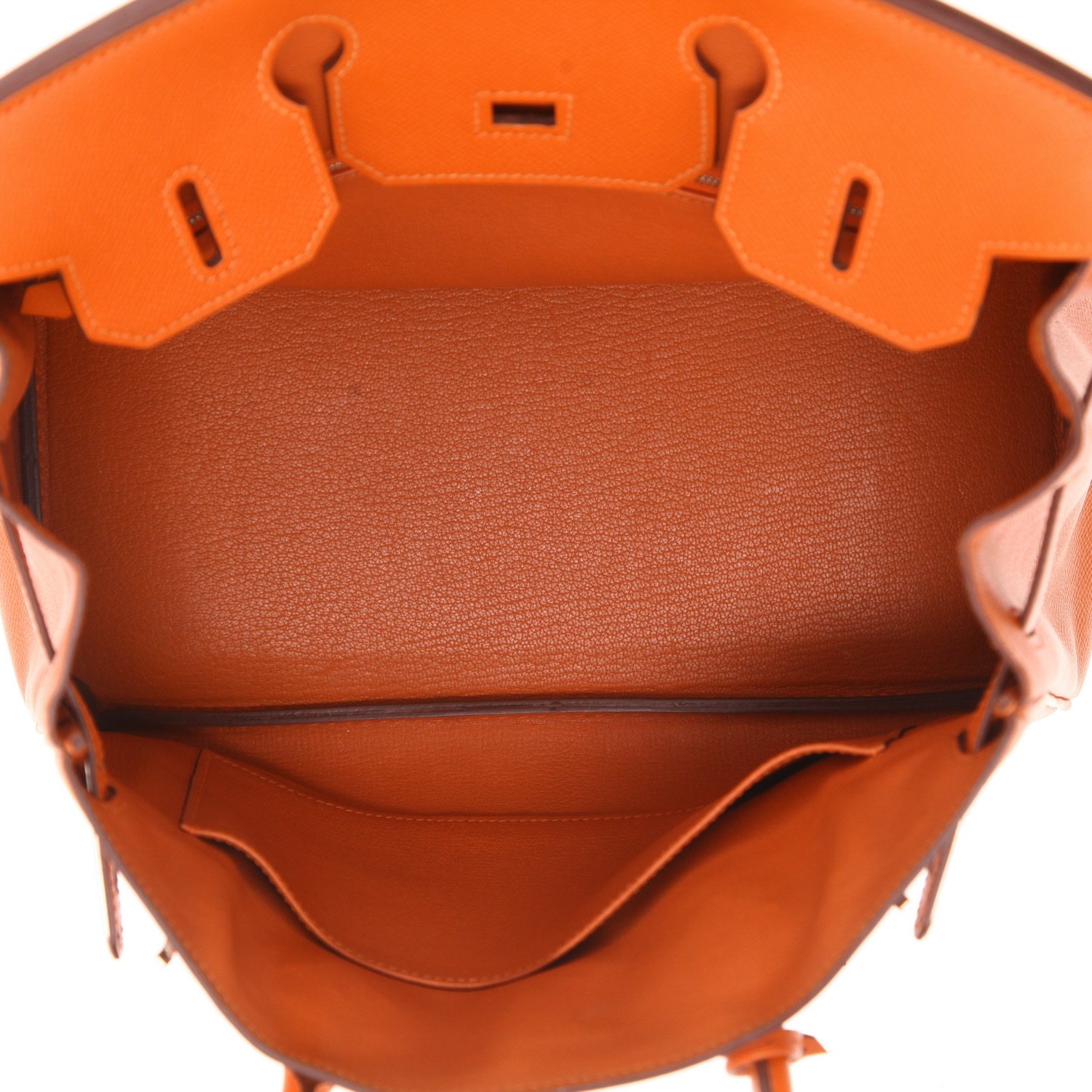 Borsa Hermès Birkin da 30 cm in pelle Epsom Orange - Detail D3