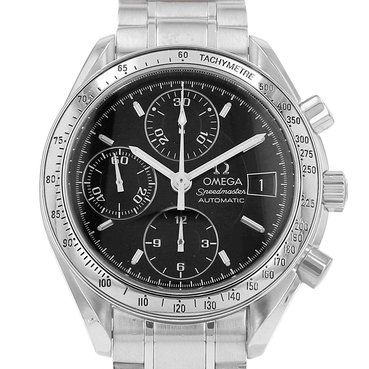 Montre Omega Speedmaster en acier Ref: Omega - 175.0083 Vers 1990 Montre Omega Speedmaster en acier Ref: Omega - 175.0083 Vers 1990