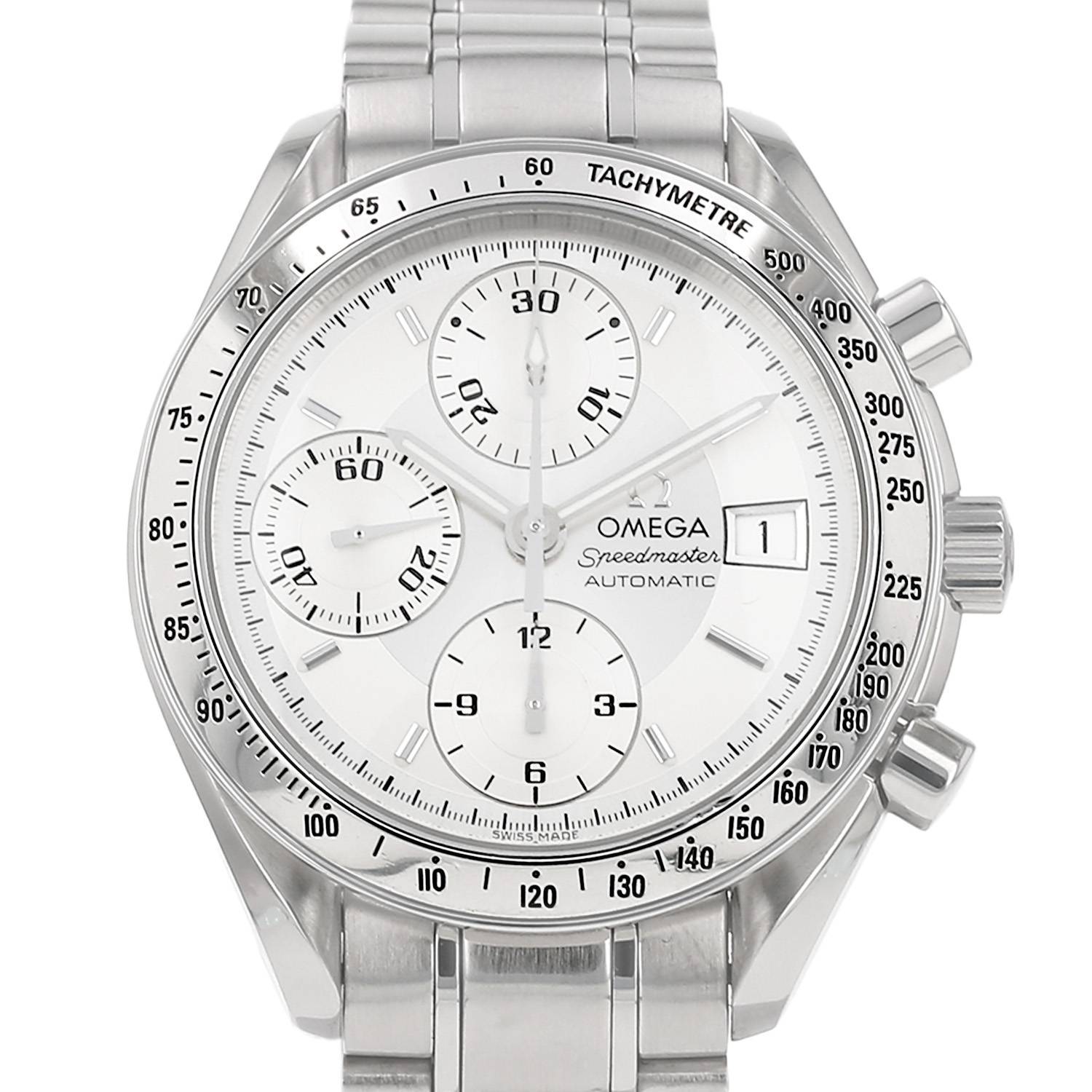 Montre Omega Speedmaster en acier Ref: Omega - 175.0083 Vers 1990 Montre Omega Speedmaster en acier Ref: Omega - 175.0083 Vers 1990