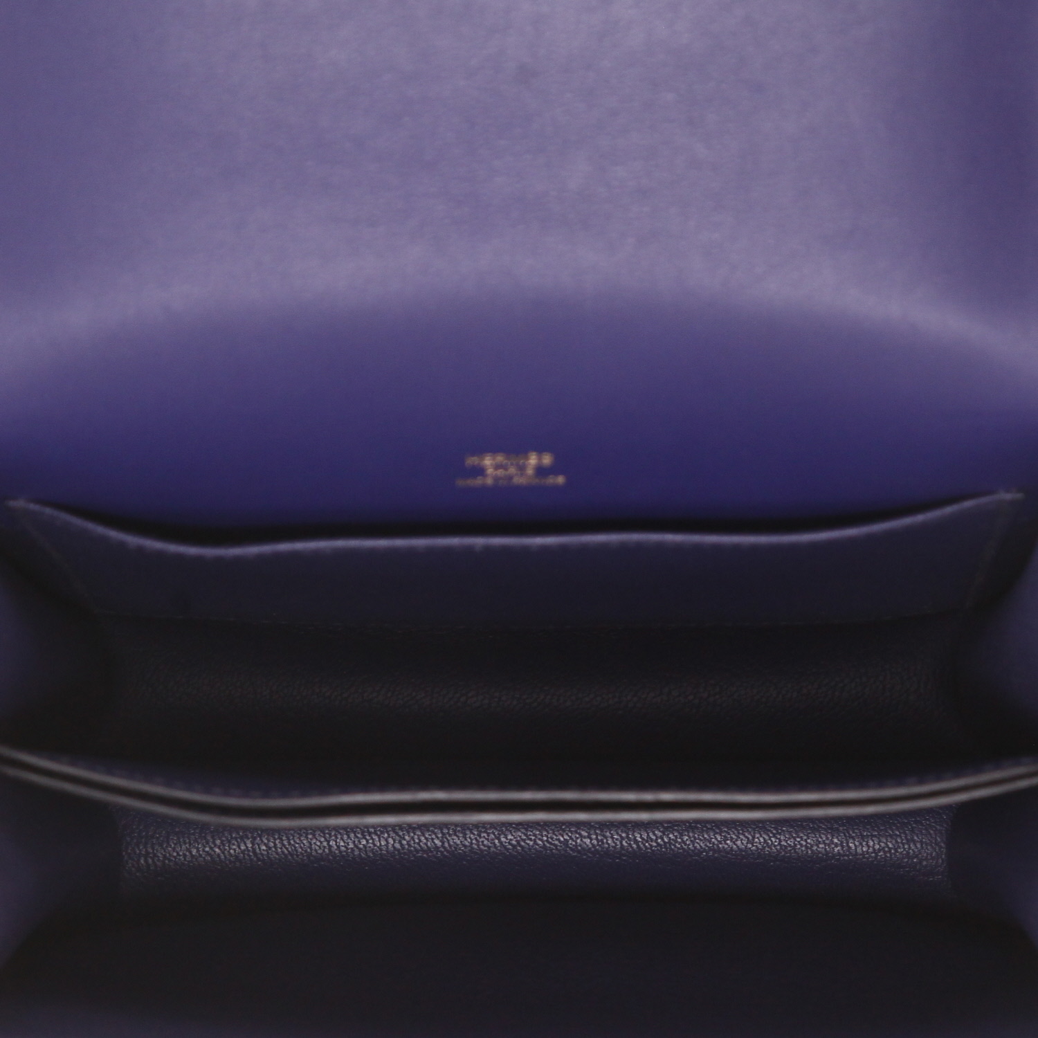 Borsa a tracolla Hermès “Roulis” in pelle blu - Detail D3