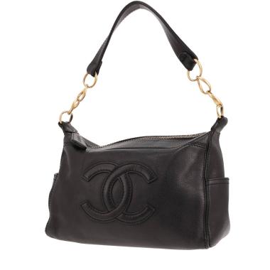 Sac à main Chanel  Hobo en cuir noir