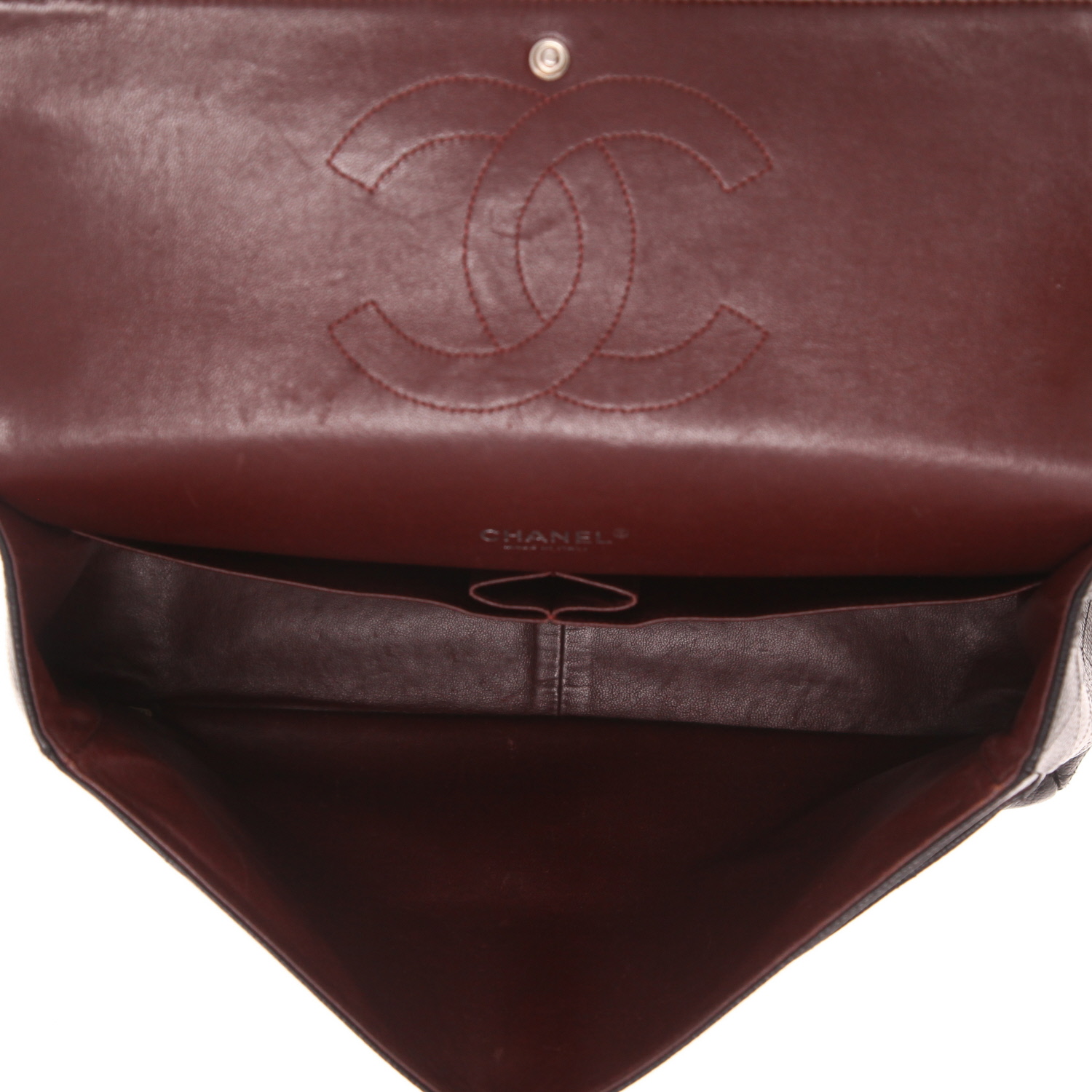 Bolso bandolera Chanel «Timeless Maxi Jumbo» de piel acolchada negra - Detail D3