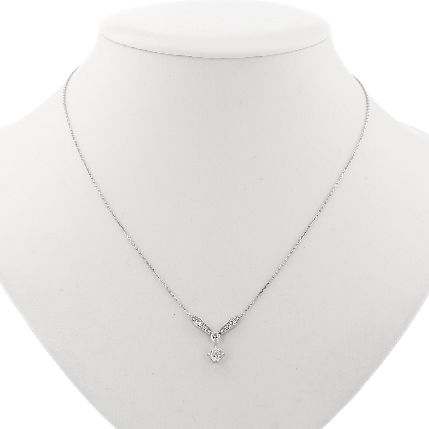 Collana Chaumet Joséphine Éclat Floral in oro bianco e diamanti - Detail D3
