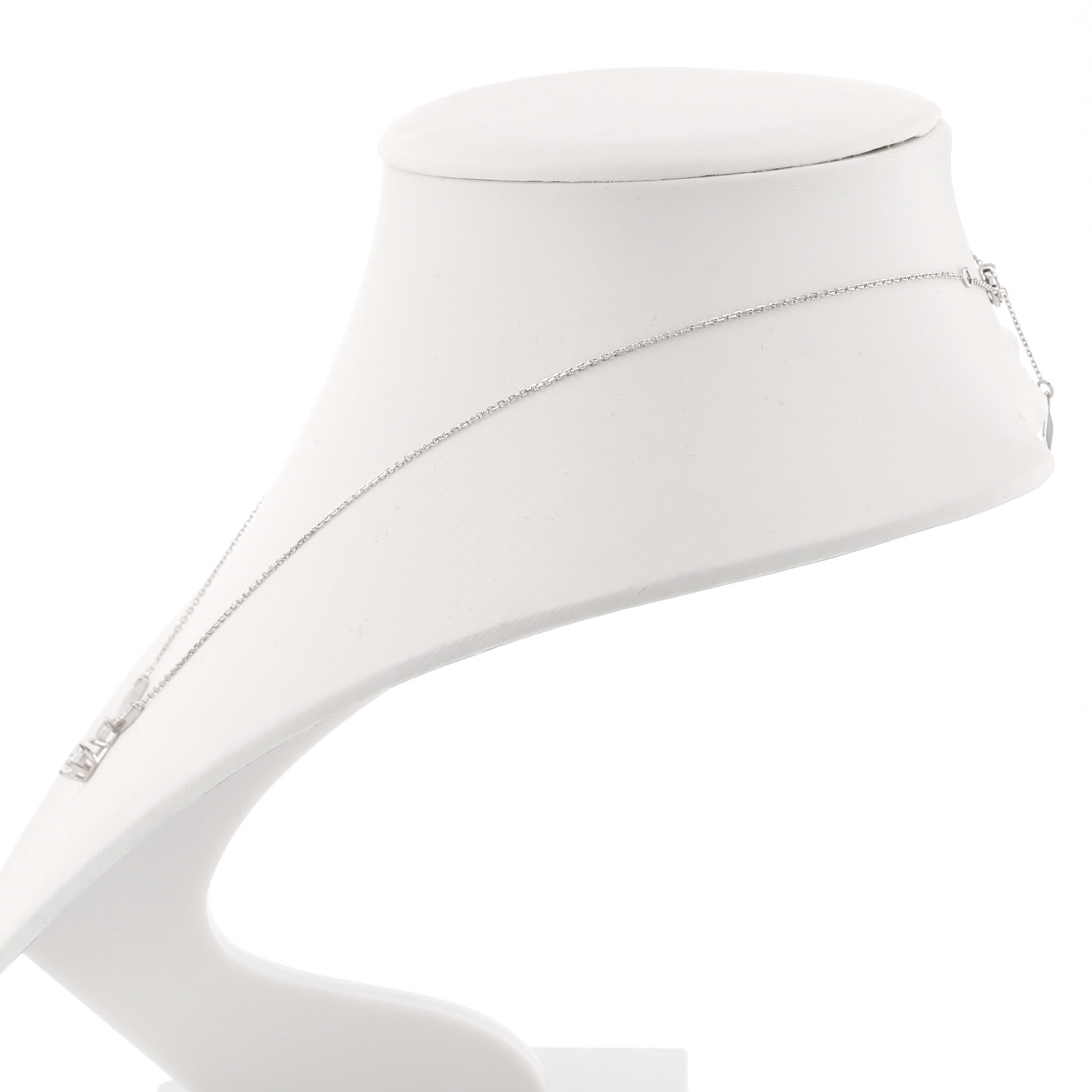 Collier Chaumet Joséphine Éclat Floral en or blanc et diamants - Detail D6