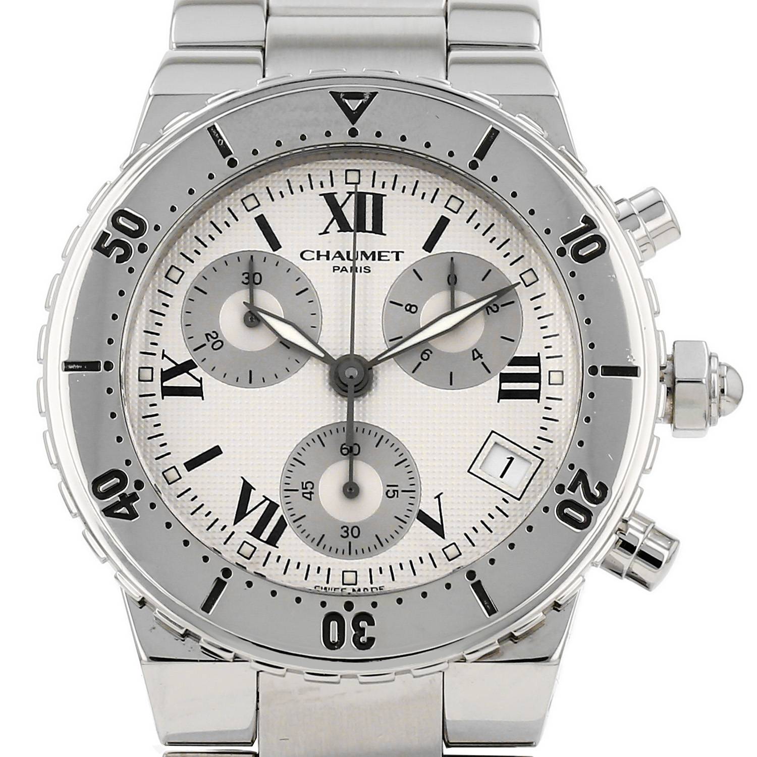 Montre Chaumet Class One en acier Ref: Chaumet - 625 Vers 2005 Montre Chaumet Class One en acier Ref: Chaumet - 625 Vers 2005