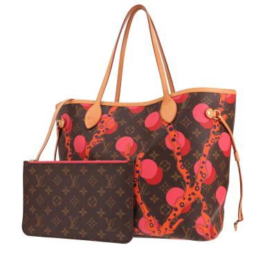 Bolso de mano Louis Vuitton Neverfull de edición limitada, en lona Monogram marrón y piel natural