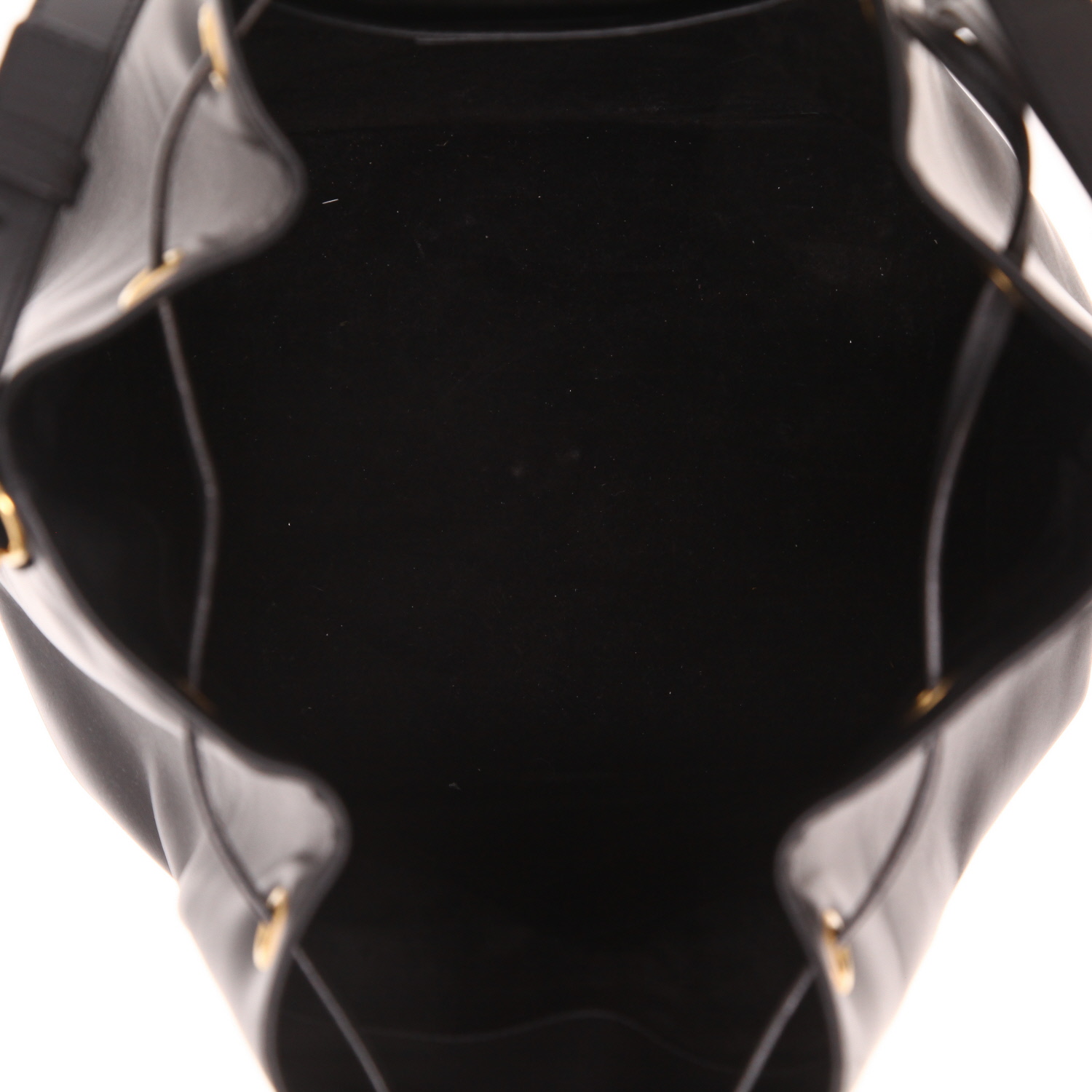 Sac à main Saint Laurent  Emmanuelle en cuir noir - Detail D3