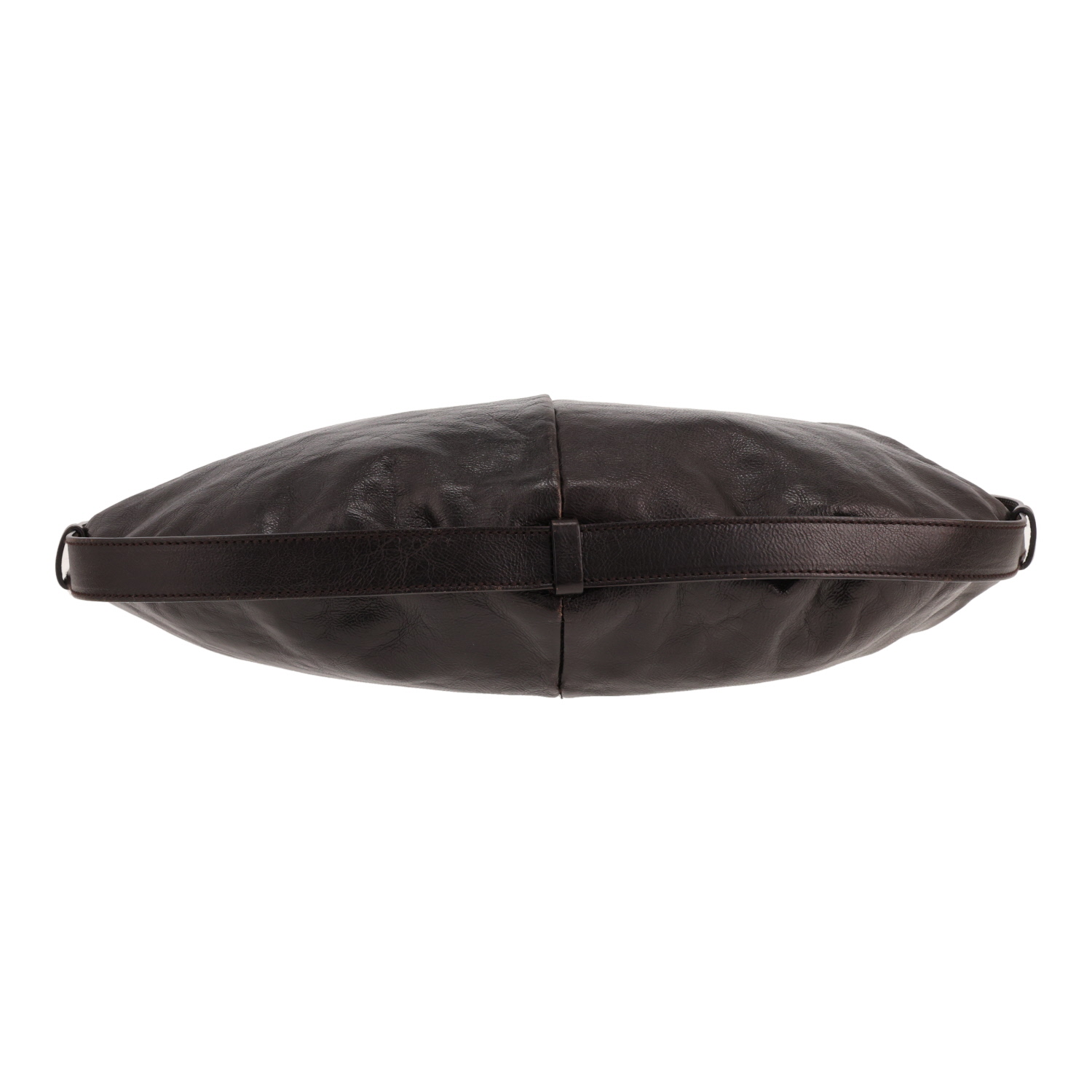 Saint Laurent Mombasa handbag in brown leather - Detail D1