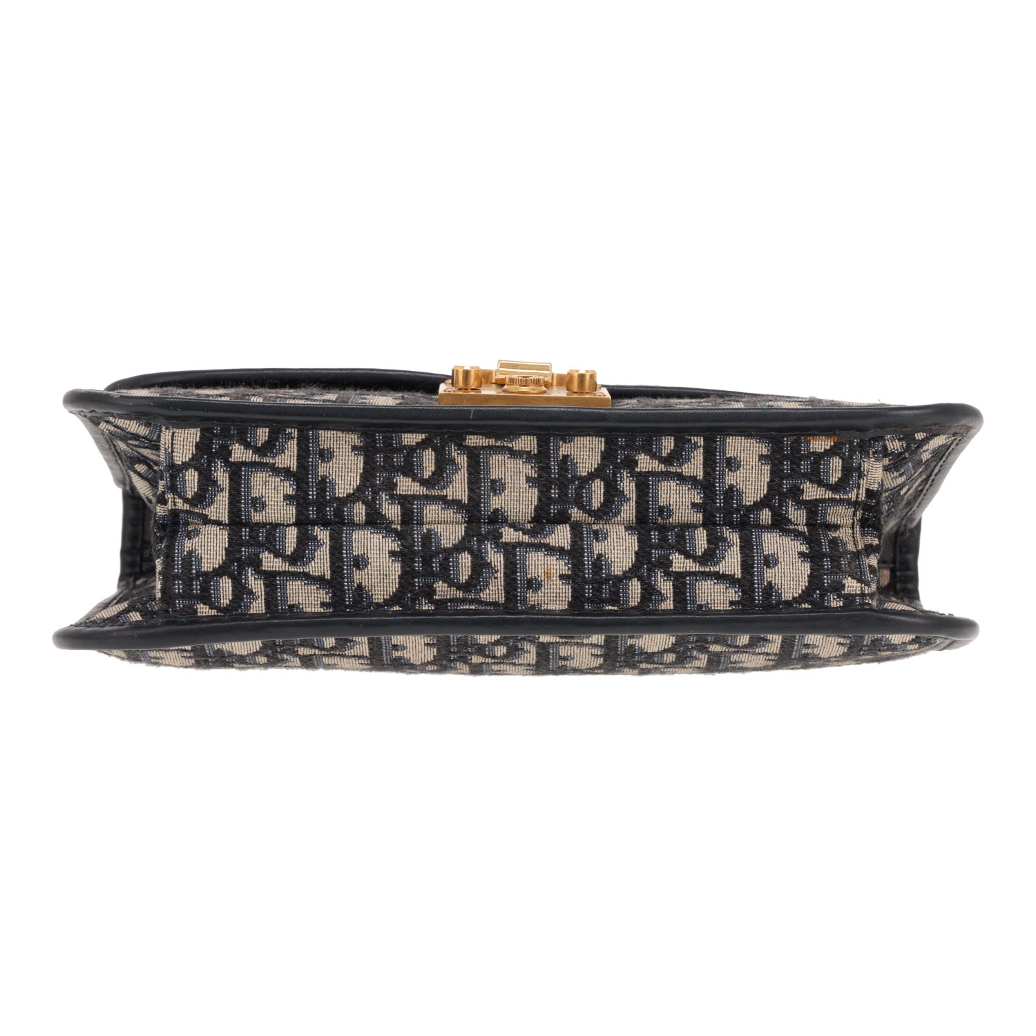 Sac à main Dior  Dioraddict en toile monogram Oblique bleu-marine - Detail D1