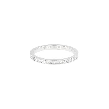 Alianza Boucheron Beloved de platino y diamantes