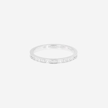 Alliance Boucheron Beloved en platine et diamants