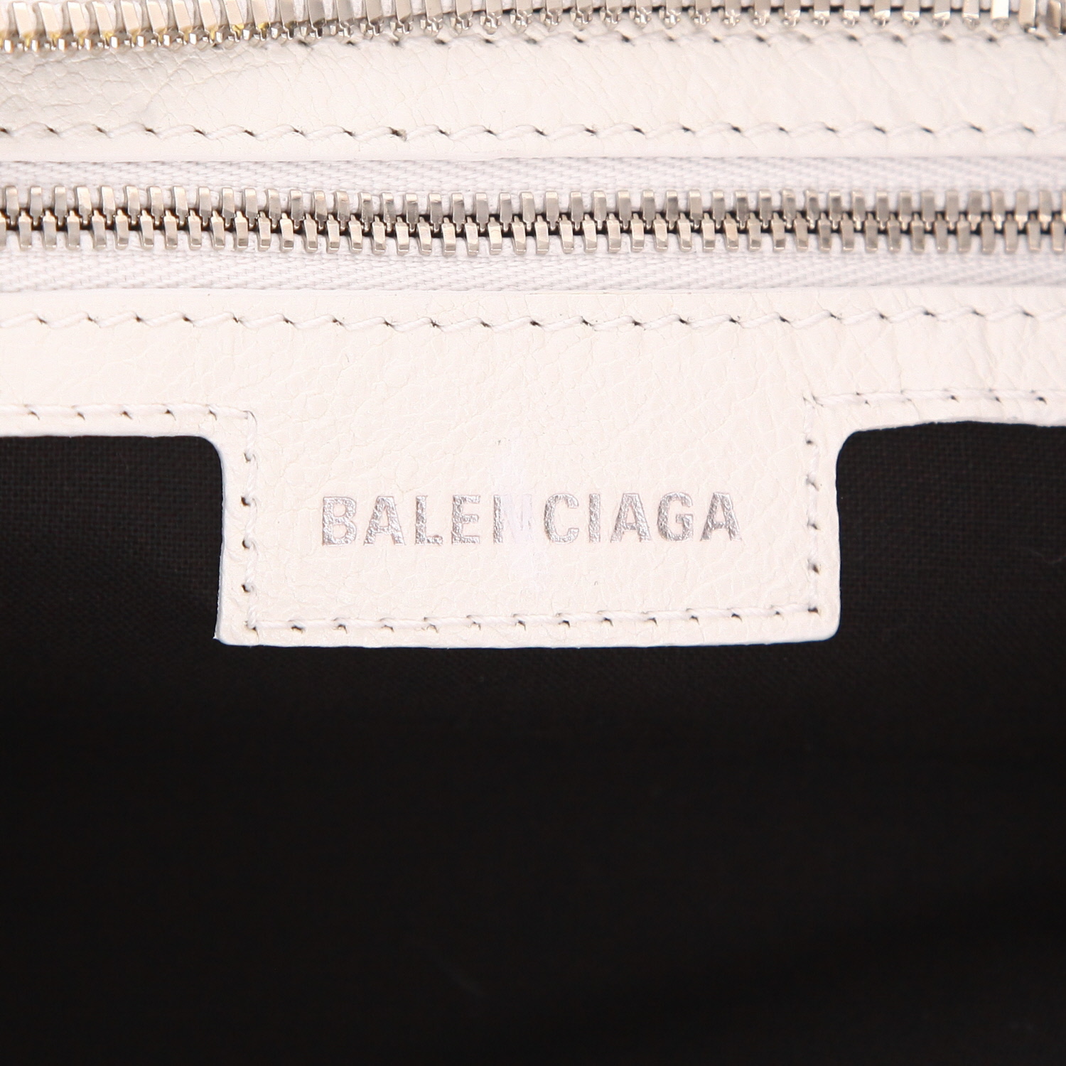 Bolso Balenciaga City de piel blanca - Detail D2